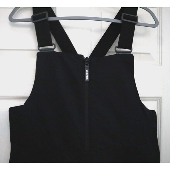 Lands' End Women's Sz M Black Expedition Waterproof Insulated Snow Bibs - Picture 9 of 16